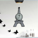 Eiffel Tower Wall Clock | Wooden