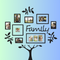 3D wooden family tree photo frame for wall decor