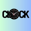 Black Acrylic Laser Cut Wall Clock | Wall Clock