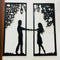 Wooden Romantic Couple Wall Art